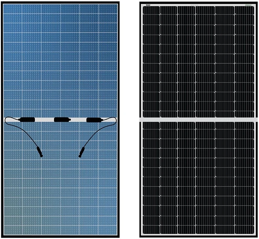 AmpliSolar ready to install Bi-facial Solar panel